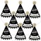 Big Dot of Happiness Happy Retirement - Mini Cone Retirement Party Hats - Small Little Party Hats - Set of 8